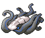 pixel art of an armored octopus