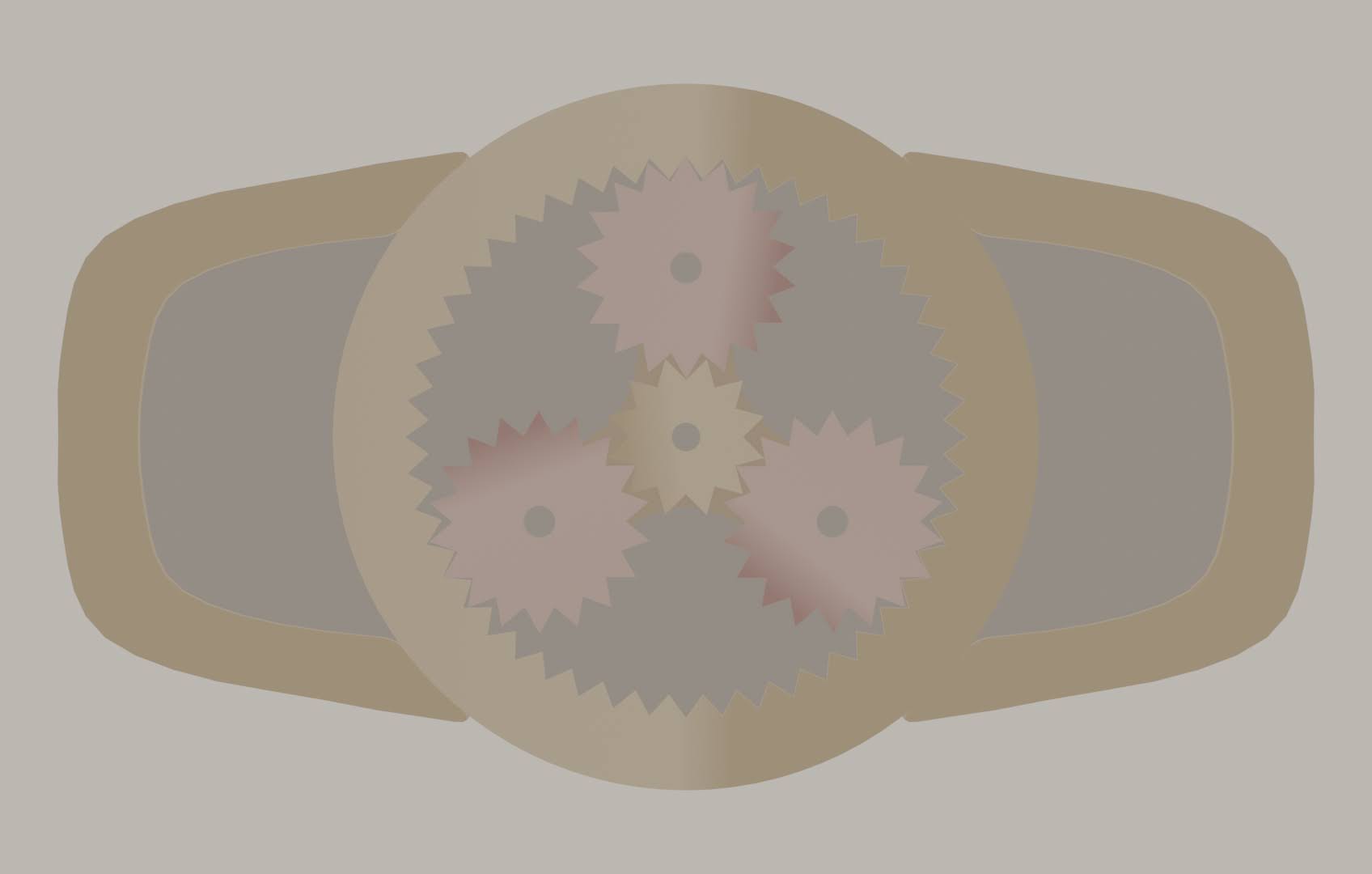 a computer render of the belt buckle concept