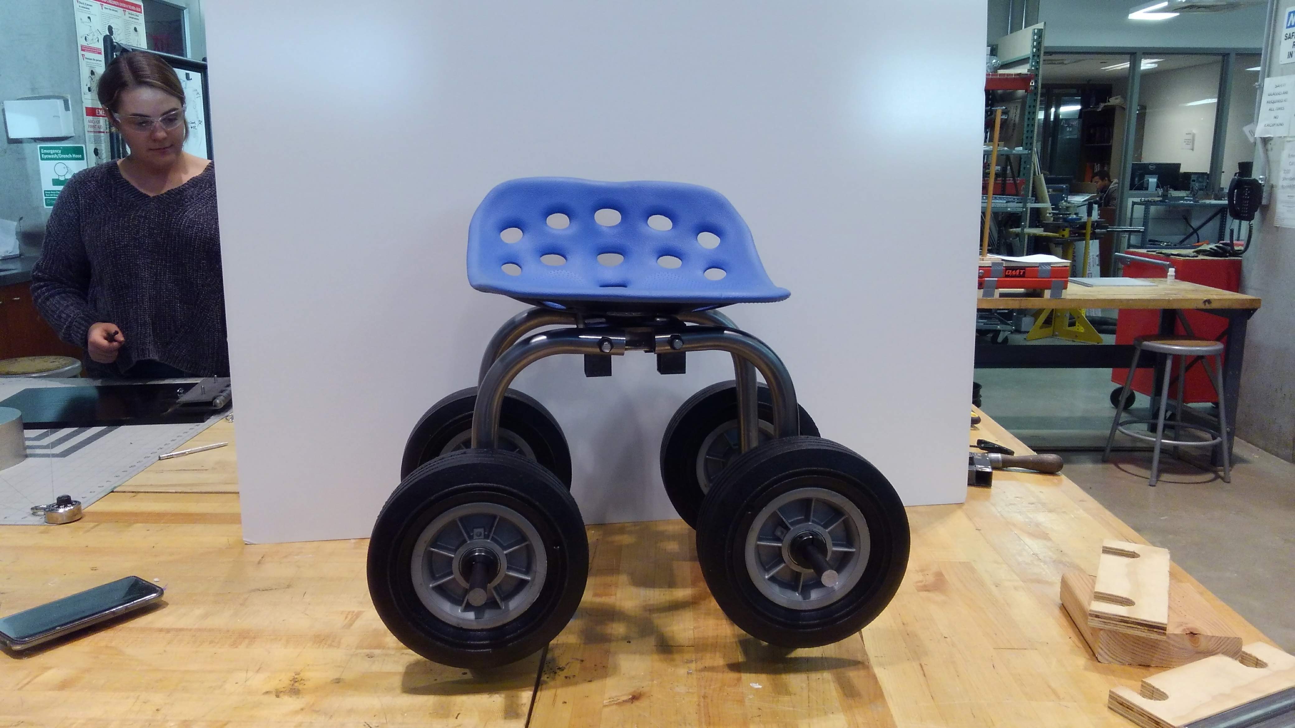 prototype v1c configured as a stool