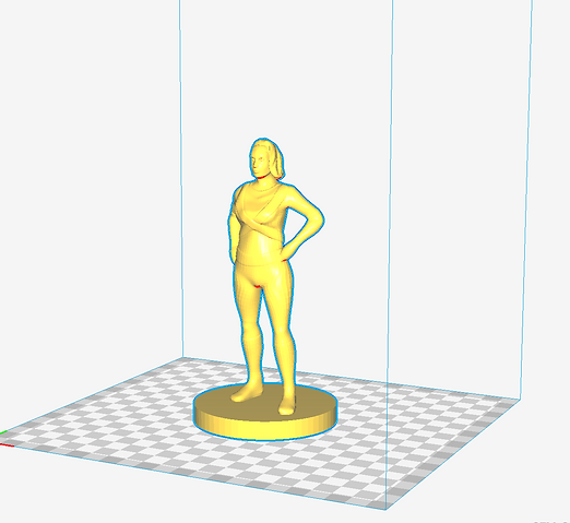 a 3D model of a superhero being sliced