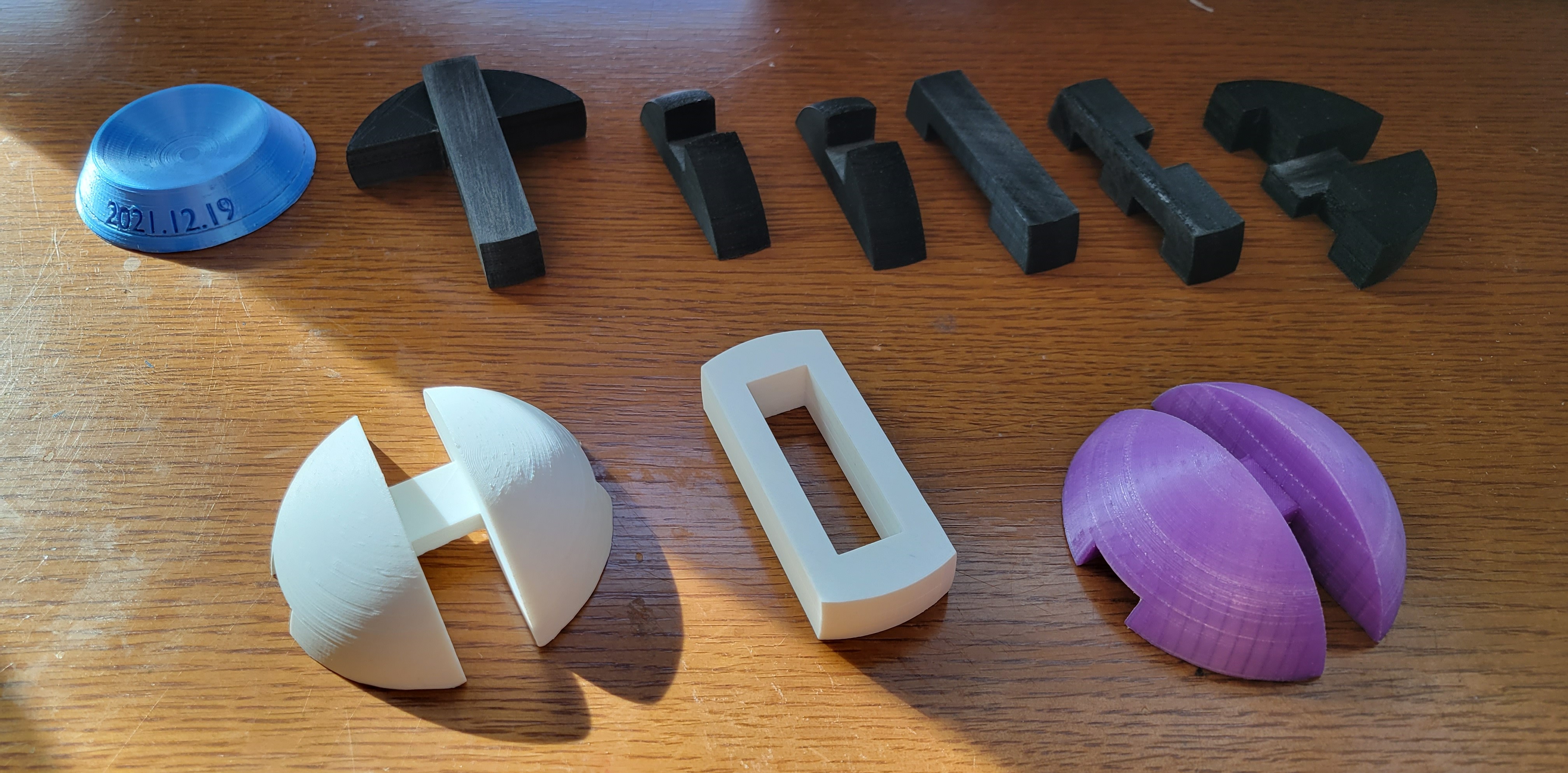 3D Printed Puzzles